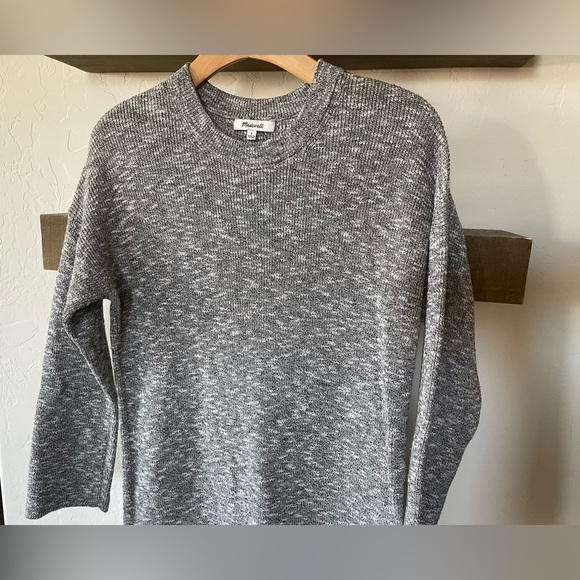 Madewell|Gray Midi sweater dress, size small•••Neutral Minimalist style - Picture 3 of 12